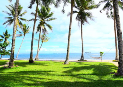 View of the ocean from the main house